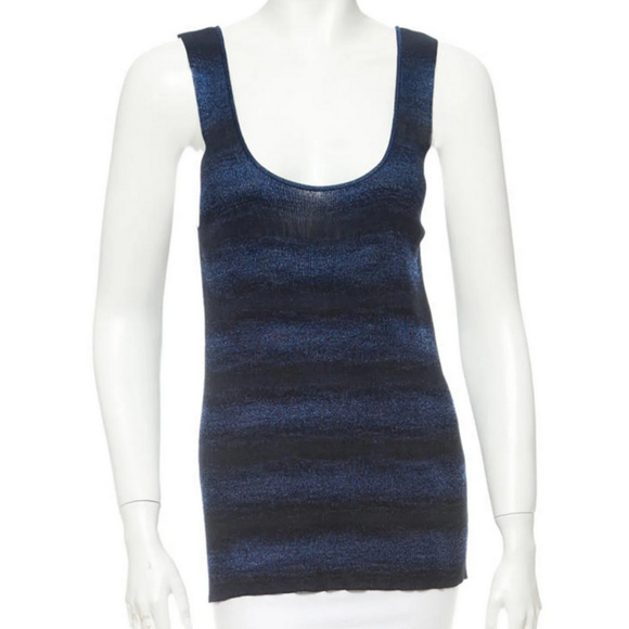Chanel Blue Sleeveless Top Medium/FR42 - Picture 1 of 4